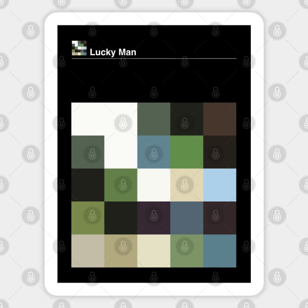Lucky Man Sticker by modernistdesign